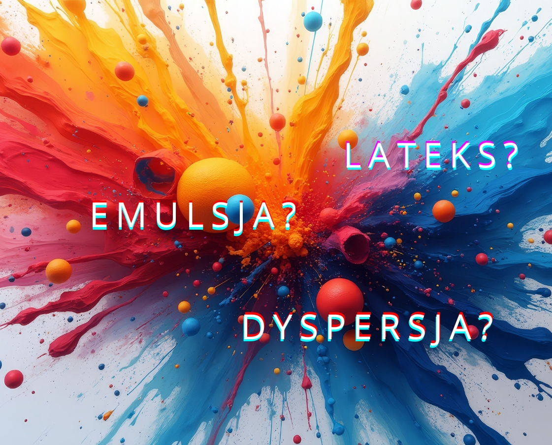 Lateks, emulsja, dyspersja – różnice między farbami